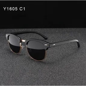 Women Retro Polarized Sunglasses Fashion Classic Round UV Protection Unisex Goggles